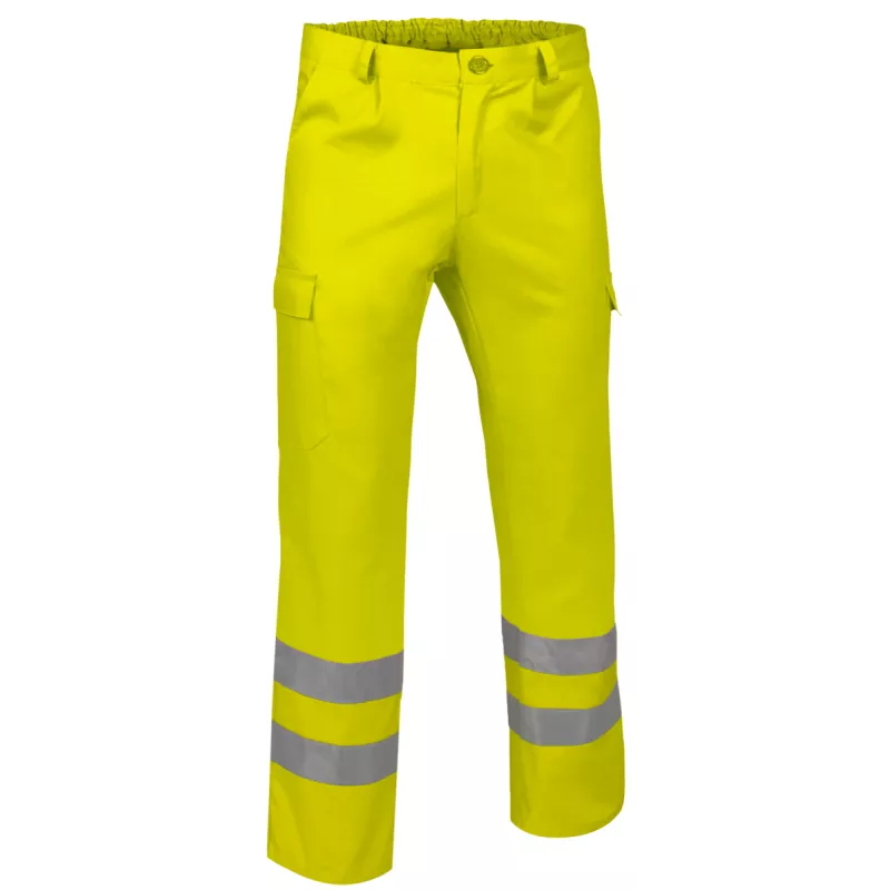 Pantalón Alta Visibilidad Train Amarillo Flúor/Verde Botella