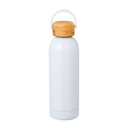 Bidón Térmico Sublimación Acero Inox/ Bambú 500 ml