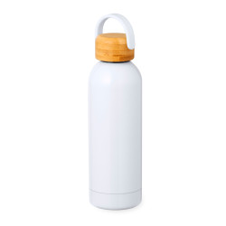 Bidón Térmico Sublimación Acero Inox/ Bambú 500 ml