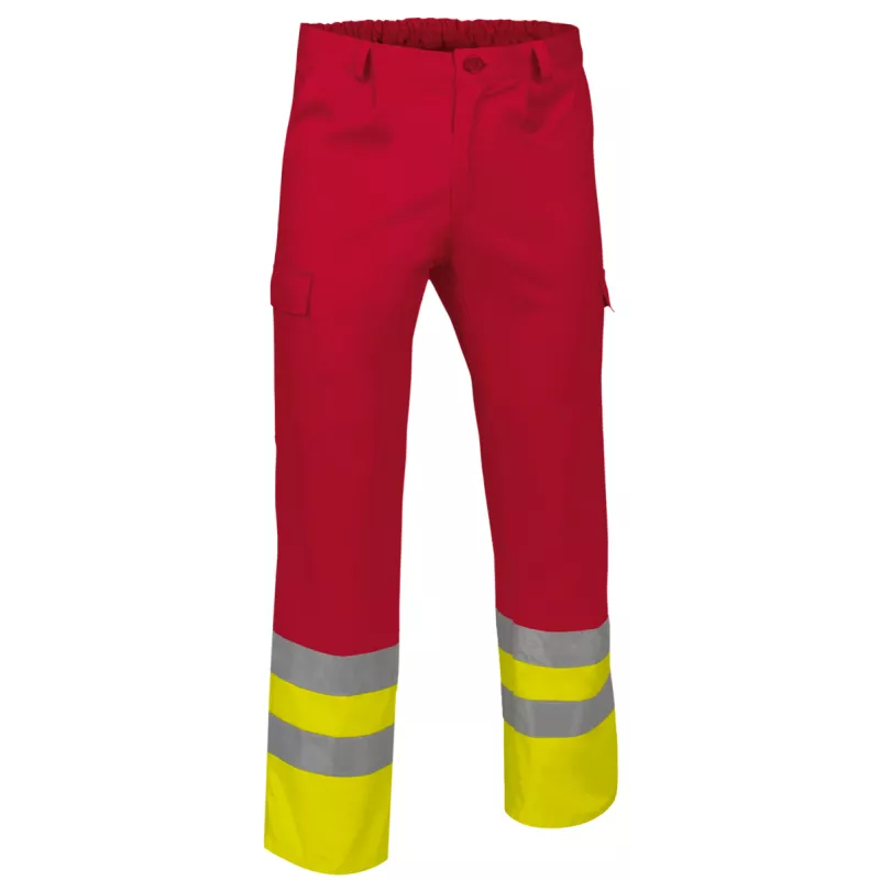 Pantalón Alta Visibilidad Train Amarillo Flúor/Verde Botella