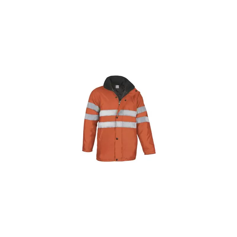 Parka Alta Visibilidad Traffic Amarillo Flúor/Verde Botella
