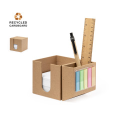 Lapicero Portanotas Cartón Reciclado