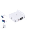 Adaptador Viaje Multifunción Cargador Inalámbrico 15W. Magnético. Power Bank 10000 mAh