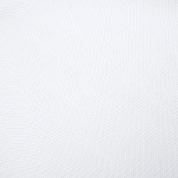 Polo Mujer Blanco 100% Algodón Ring Spun, Pique 220 g/ m2