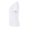 Polo Mujer Blanco 100% Algodón Ring Spun, Pique 220 g/ m2