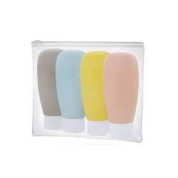 Neceser Viaje PVC - 4 botes de 60 ml. cada uno.