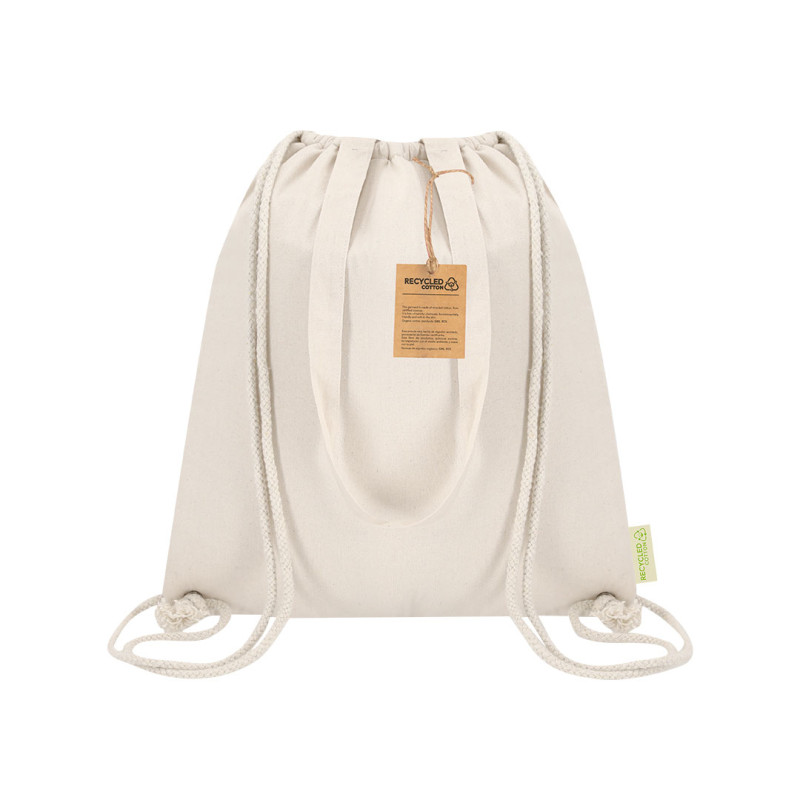 Bolsa Mochila Nevera Algodón Reciclado 140 g/ m2/ Aluminio