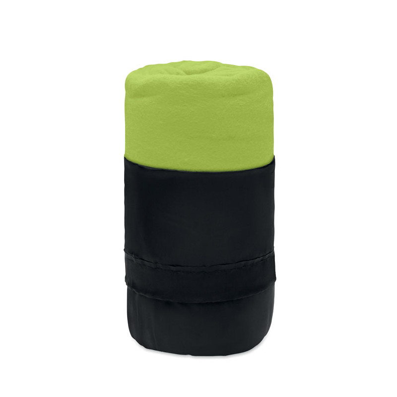 Manta polar en RPET (180 gr/m2) con funda