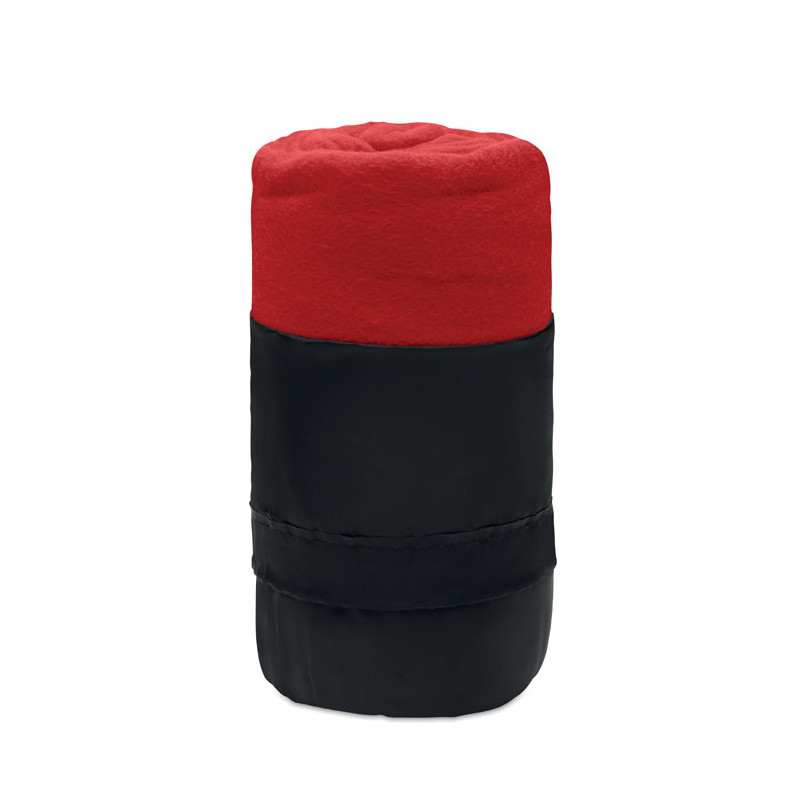 Manta polar en RPET (180 gr/m2) con funda