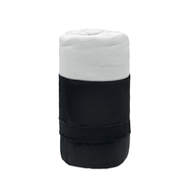 Manta polar en RPET (180 gr/m2) con funda