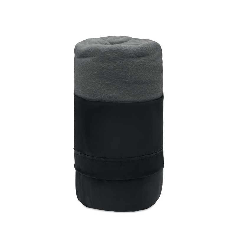 Manta polar en RPET (180 gr/m2) con funda