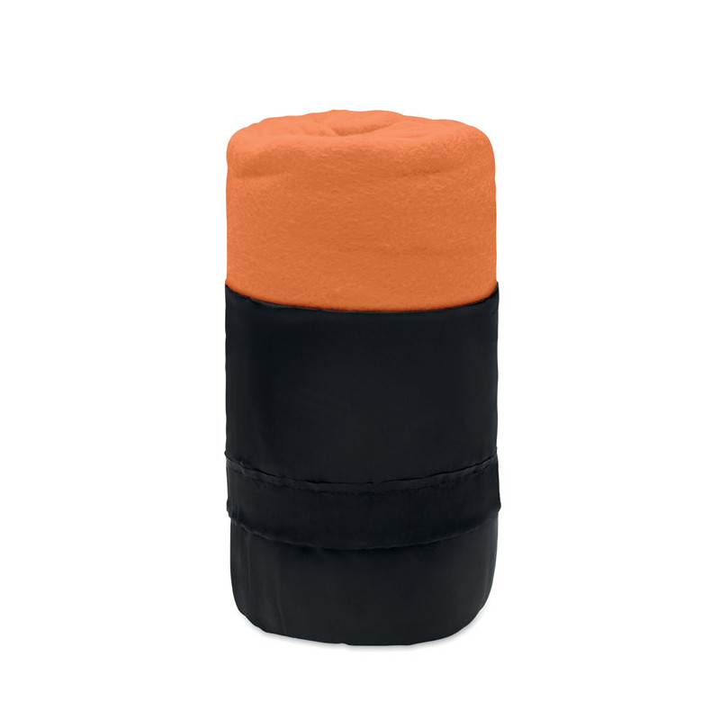 Manta polar en RPET (180 gr/m2) con funda