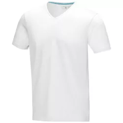 Camiseta Elevate Cuello Pico "Kawartha" Hombre Blanco