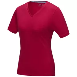 Camiseta Elevate Cuello Pico "Kawartha" Mujer Blanco
