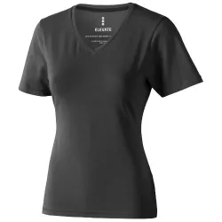 Camiseta Elevate Cuello Pico "Kawartha" Mujer Blanco