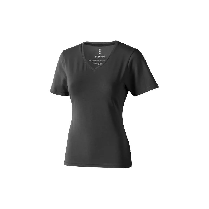 Camiseta Elevate Cuello Pico "Kawartha" Mujer Blanco