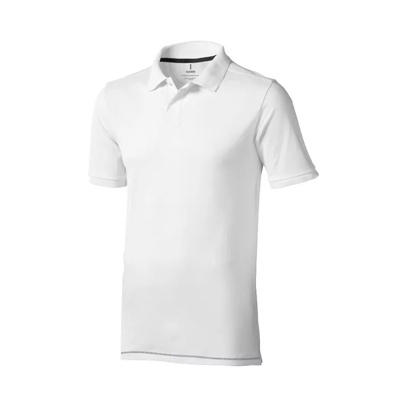 Polo Elevate "Calgary" Hombre Blanco/Marino