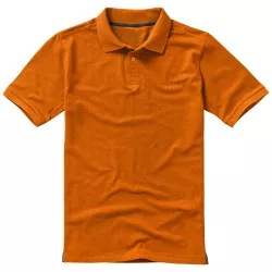 Polo Elevate "Calgary" Hombre Blanco/Marino