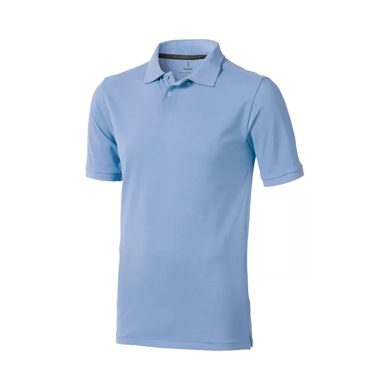 Polo Elevate "Calgary" Hombre Blanco/Marino