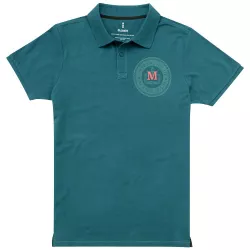 Polo Elevate "Calgary" Hombre Blanco/Marino