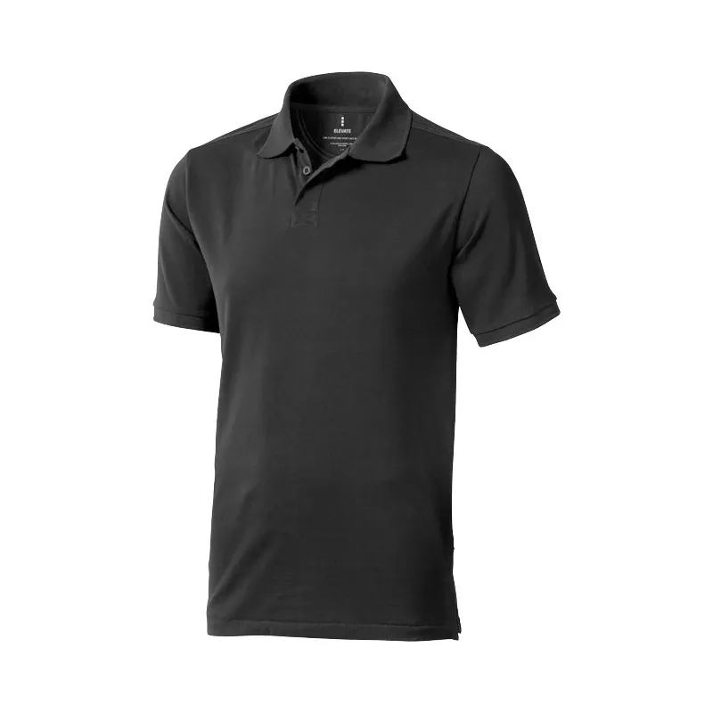 Polo Elevate "Calgary" Hombre Blanco/Marino