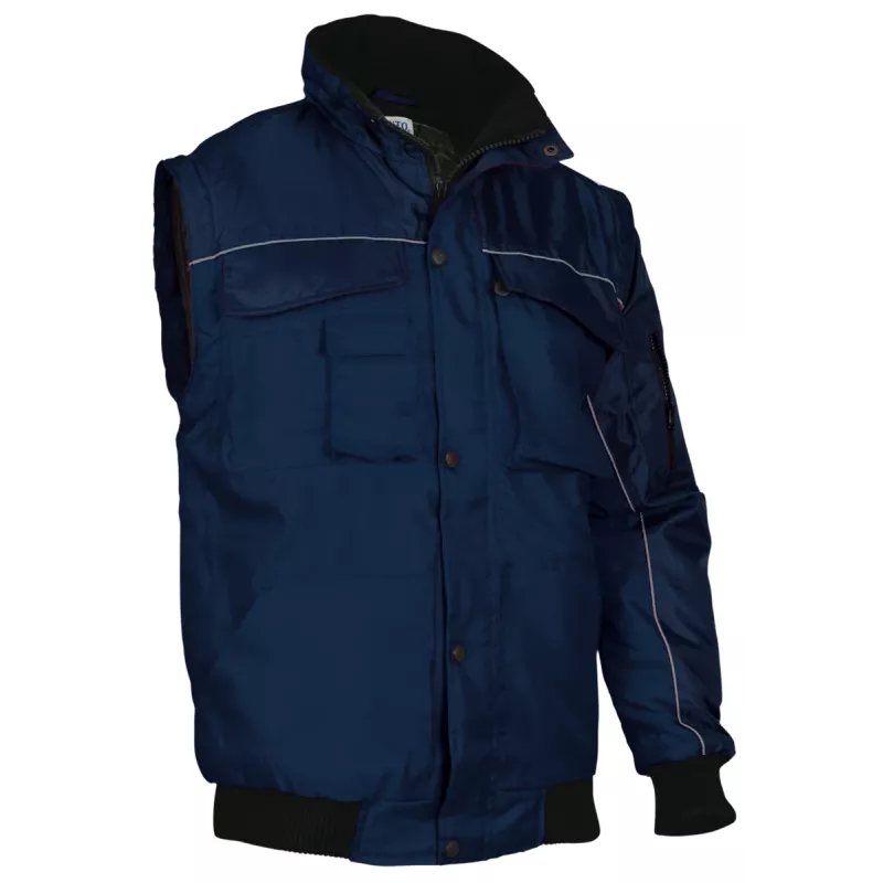 Chaqueta Scoot Verde Botella/Marrón