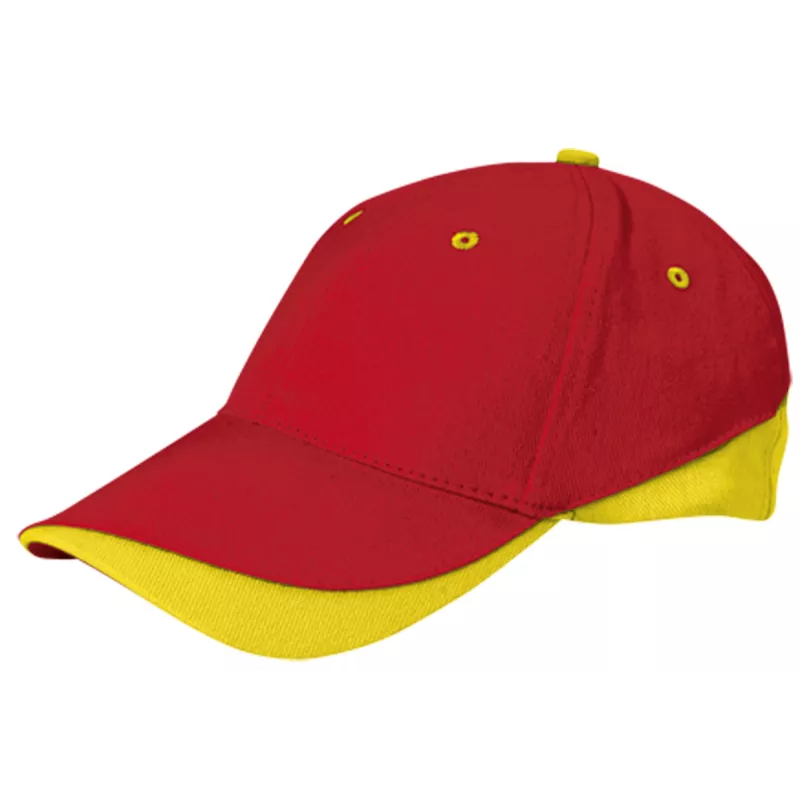 Gorra Tuxton Adulto Amarillo/Verde Botella