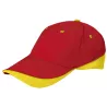 Gorra Tuxton Adulto Amarillo/Verde Botella