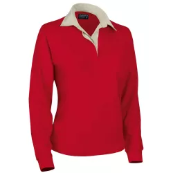 Polo Rugby Mujer Avant Rojo