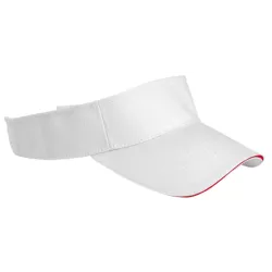 Visera Tenis Adulto Blanco/Azul Marino