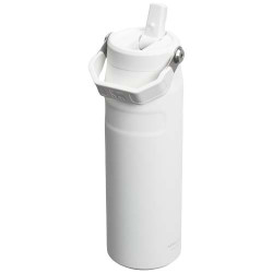 Botella de agua de 700 ml con pajita abatible 
