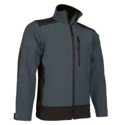 Chaqueta Softshell Saponi Adulto Gris/Negro