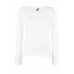 Camiseta Valueweight de Mujer M/Larga Fruit of the Loom
