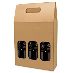 Caja Cartón 3 Ventanas