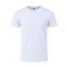 Camiseta Niño Blanca 100% Algodón Ring Spun, Single Jersey 150 g/ m2