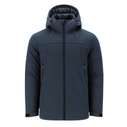 Parka Exterior: Soft Shell, 95% Poliéster/ 5% Elastano. Interior: 100% Poliéster. 300 g/ m2