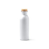 Bidón de acero inoxidable reciclado con tapón de bambú 650 ml