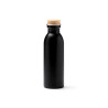 Bidón de acero inoxidable reciclado con tapón de bambú 650 ml