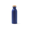 Bidón de acero inoxidable reciclado con tapón de bambú 650 ml