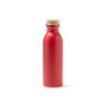Bidón de acero inoxidable reciclado con tapón de bambú 650 ml