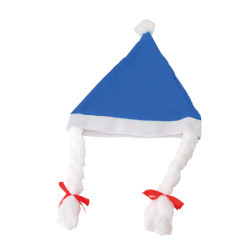 Gorro De Navidad Con Trenzas