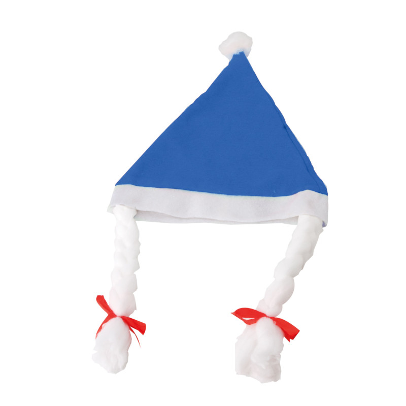 Gorro De Navidad Con Trenzas