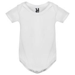 Body ROLY manga corta bebé blanco