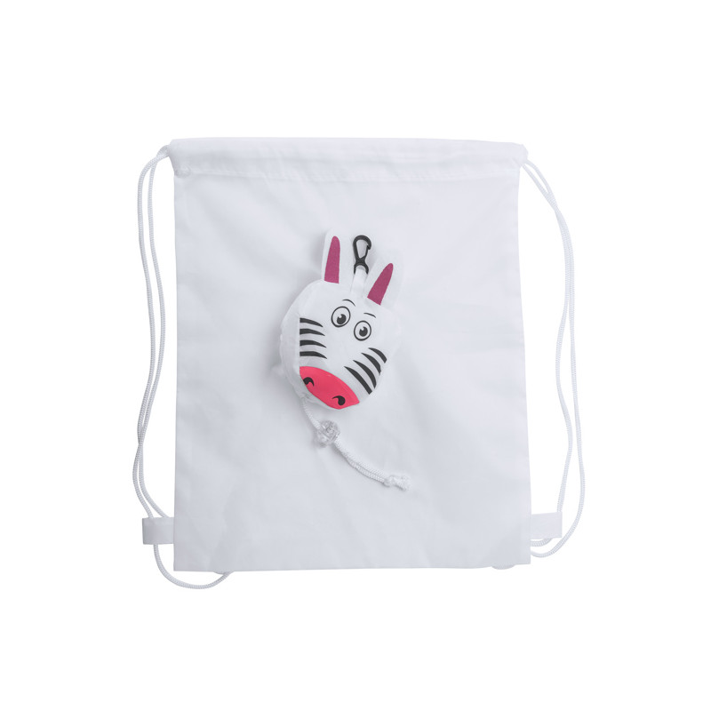 Mochila Plegable infantil en poliéster con diseños de animales