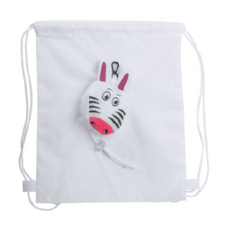 Mochila Plegable infantil en poliéster con diseños de animales