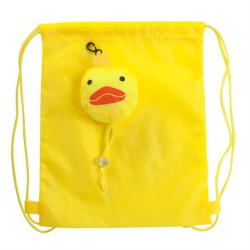Mochila Plegable infantil en poliéster con diseños de animales
