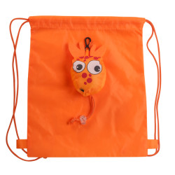 Mochila Plegable infantil en poliéster con diseños de animales