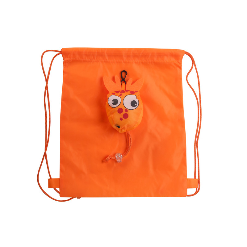 Mochila Plegable infantil en poliéster con diseños de animales