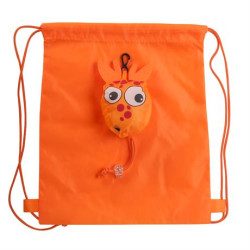 Mochila Plegable infantil en poliéster con diseños de animales