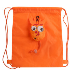 Mochila Plegable infantil en poliéster con diseños de animales